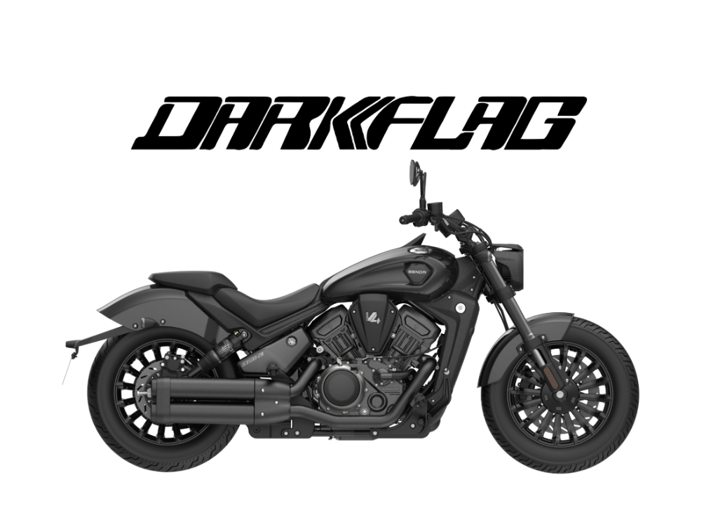 2026 BENDA DARK FLAG 500 in Phantom Black — available at Boon Hua Motor Klang Valley