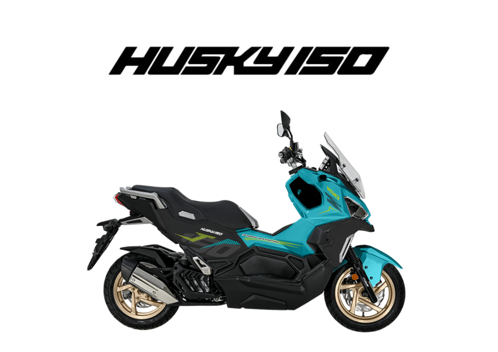 2026 SYM HUSKY 150 STD in Green Black — available at Boon Hua Motor Klang Valley