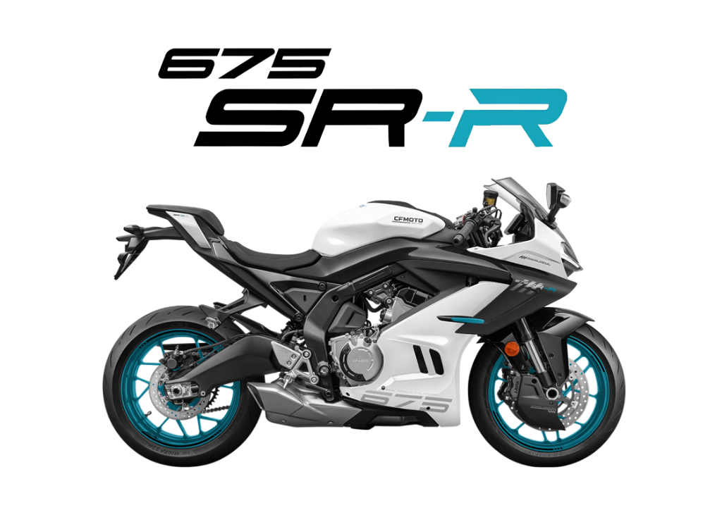 2026 CFMoto 675SR-R STD in Nebula White — available at Boon Hua Motor Klang Valley