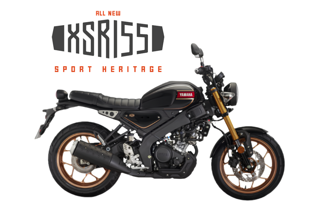 2026 Yamaha XSR 155 Sport Heritage in Royale Hitam — available at Boon Hua Motor Klang Valley