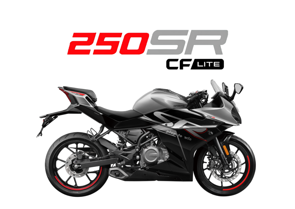 2026 CFMoto 250SR LITE STD in Gem Black — available at Boon Hua Motor Klang Valley