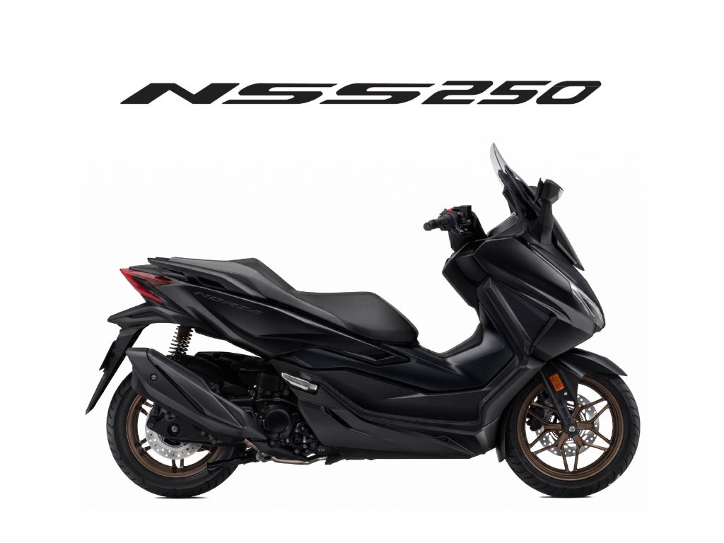 2026 HONDA Forza NSS250 ABS in Pearl Shining Black — available at Boon Hua Motor Klang Valley