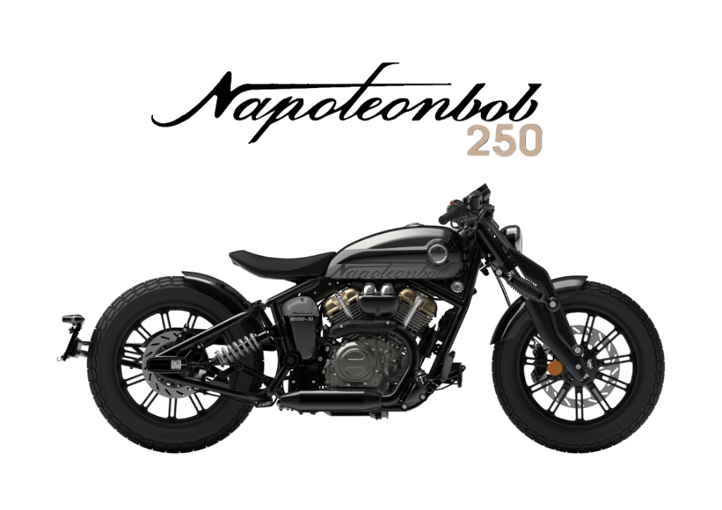 2026 BENDA NAPOLEON BOB 250 in Phantom Black — available at Boon Hua Motor Klang Valley