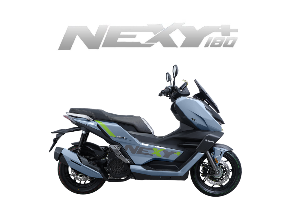 2026 WMOTO NEXY+ 180 in Special Blue — available at Boon Hua Motor Klang Valley