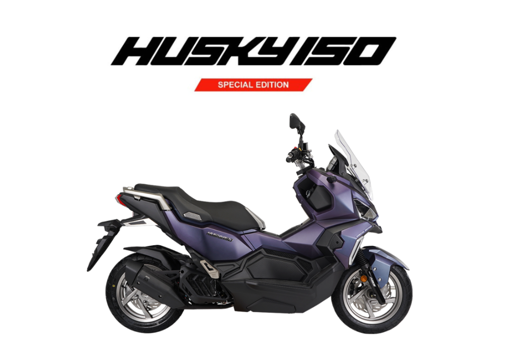 2026 SYM HUSKY 150 SE Special Edition in Indigo Blue — available at Boon Hua Motor Klang Valley