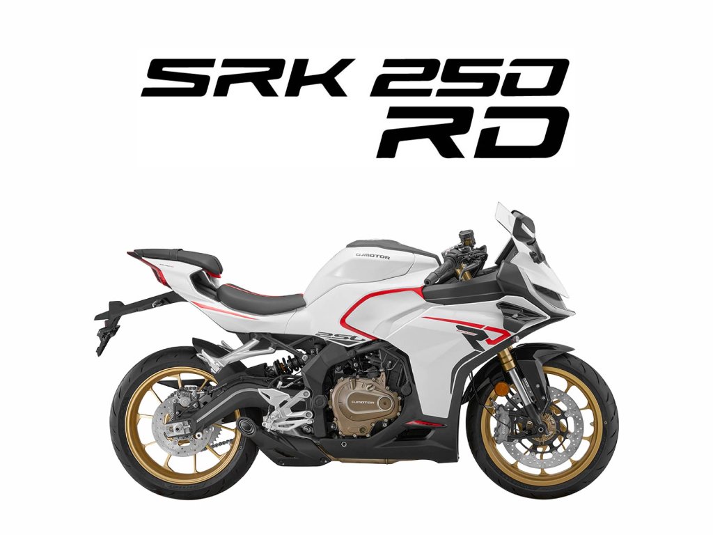 2026 QJ MOTOR SRK 250 RD STD in White — available at Boon Hua Motor Klang Valley