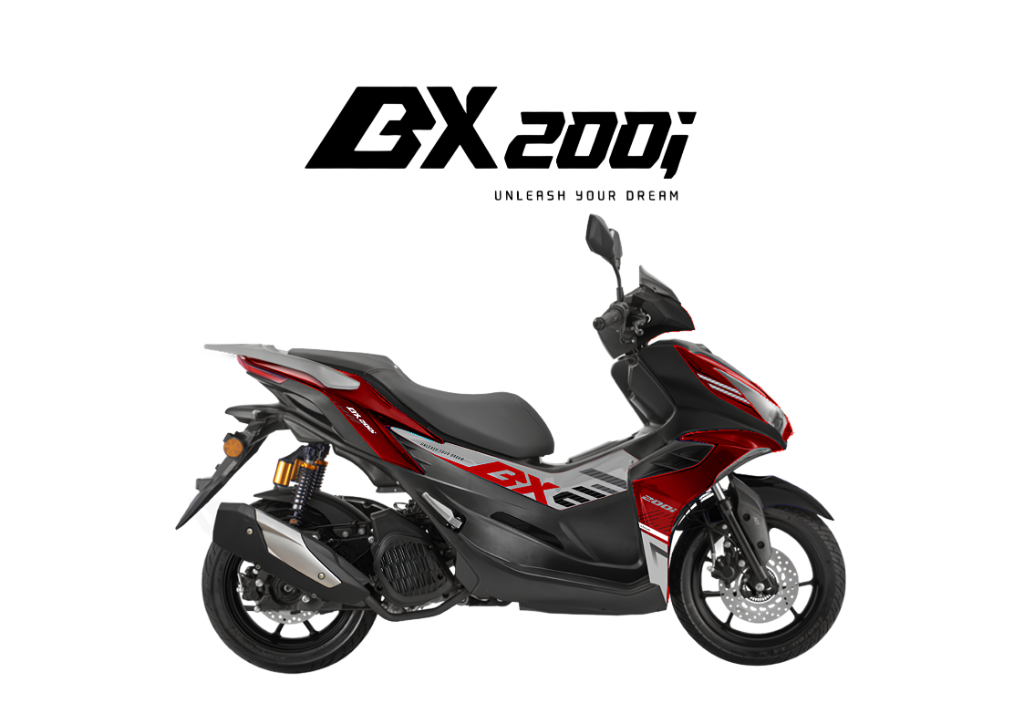 2026 Keeway BX200i in Red — available at Boon Hua Motor Klang Valley