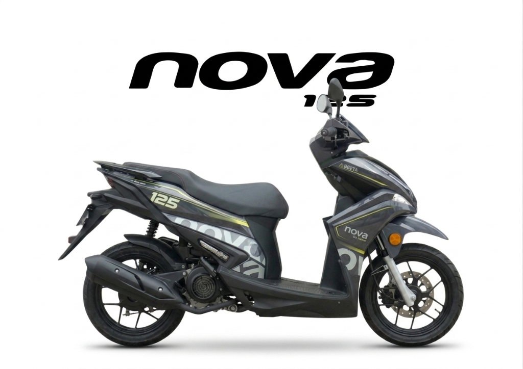 2026 AVETA NOVA 125 in Grey Lemon — available at Boon Hua Motor Klang Valley