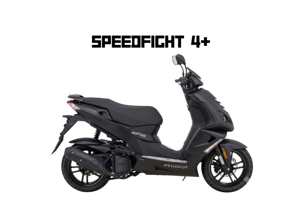 2026 PEUGEOT SPEEDFIGHT 4+ STD in Mad Black — available at Boon Hua Motor Klang Valley