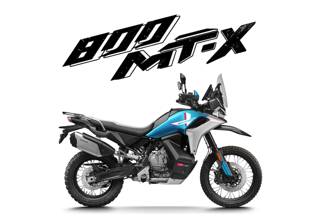 2026 CFMoto 800MT-X STD in Zephyr Blue — available at Boon Hua Motor Klang Valley