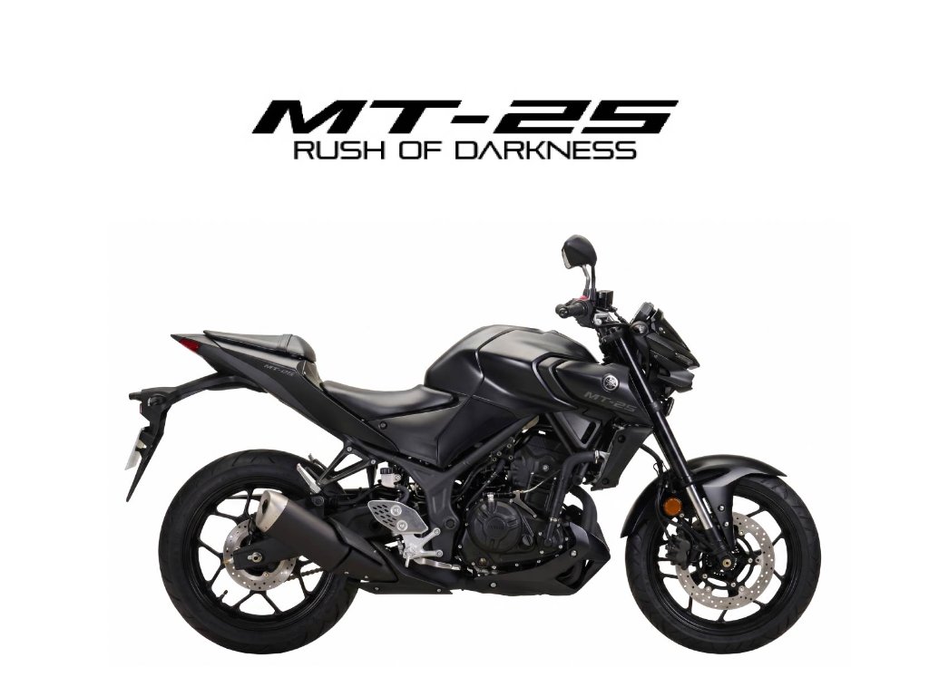 2026 YAMAHA MT-25 STD in Black — available at Boon Hua Motor Klang Valley