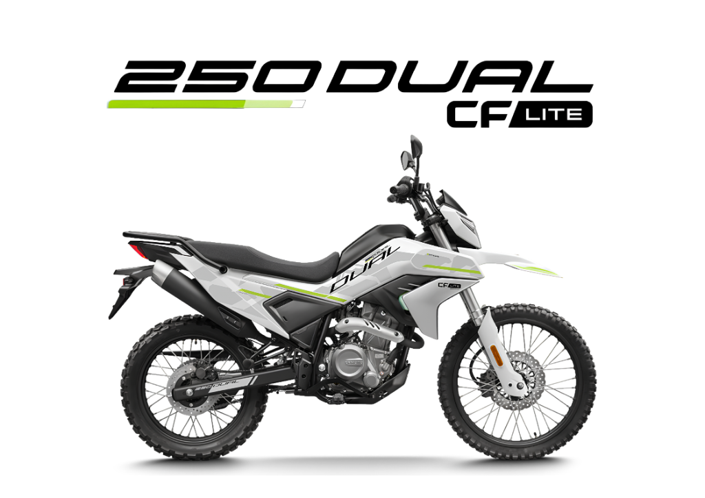 2026 CFMoto 250 DUAL STD in Polar White — available at Boon Hua Motor Klang Valley