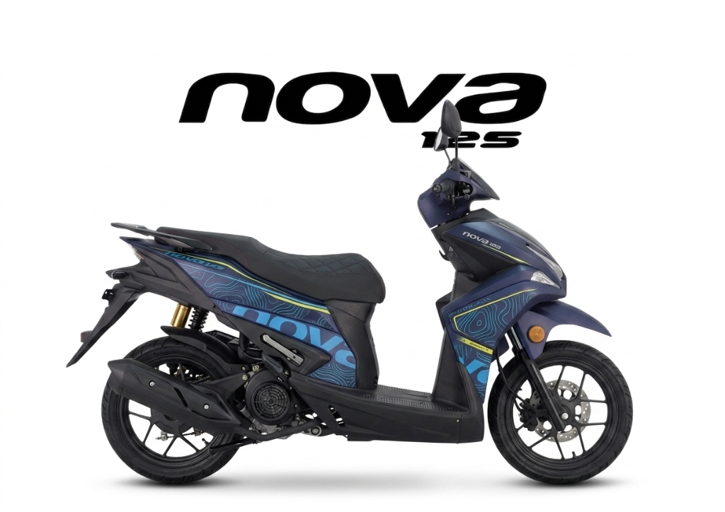 2026 AVETA NOVA 125 in Nano Grey — available at Boon Hua Motor Klang Valley