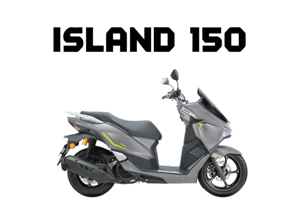 2026 WMOTO ISLAND 150 in Prime Grey — available at Boon Hua Motor Klang Valley