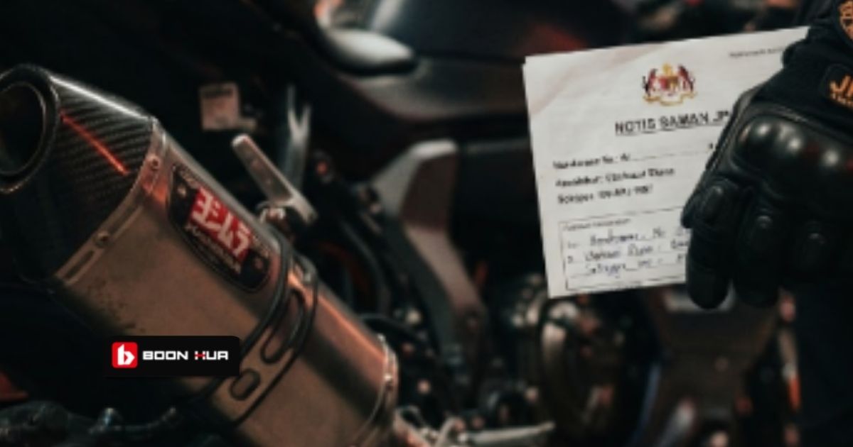 Kesan & Denda Ekzos Bising Motosikal — JPJ, Had dB & Risiko Penyitaan — Boon Hua Motor motorcycle news