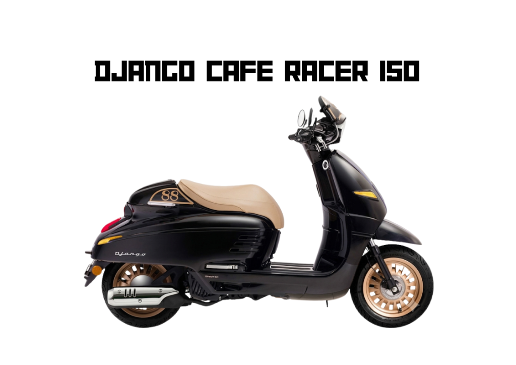 2026 PEUGEOT DJANGO CAFE RACER in Black — available at Boon Hua Motor Klang Valley