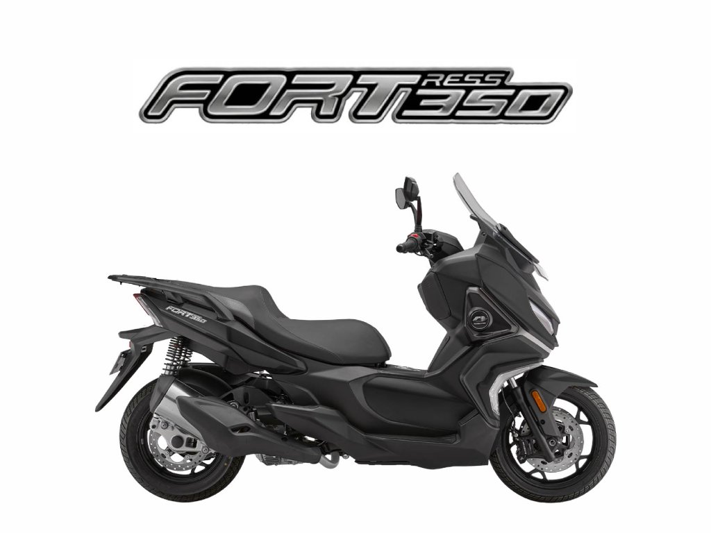 2026 QJ MOTOR FORT 350 in Black — available at Boon Hua Motor Klang Valley