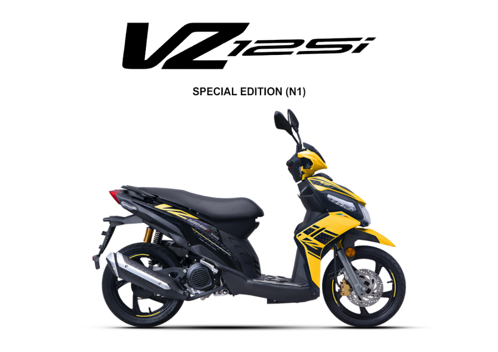 2026 BENELLI VZ125 SE Special Edition in Yellow — available at Boon Hua Motor Klang Valley