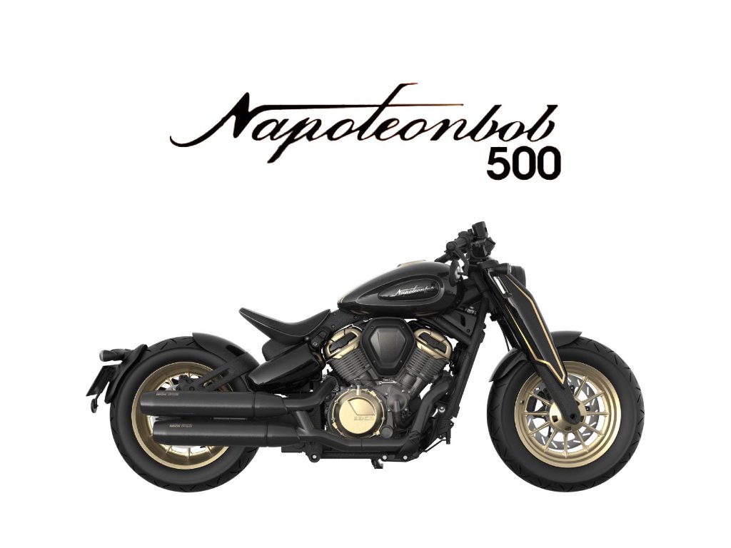 2026 BENDA NAPOLEON BOB 500 in Mysterious Gold — available at Boon Hua Motor Klang Valley