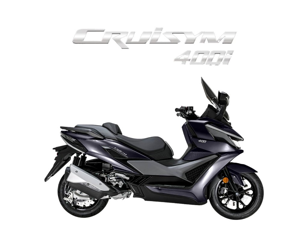 2026 SYM CRUISYM 400i in Dark Night Purple — available at Boon Hua Motor Klang Valley