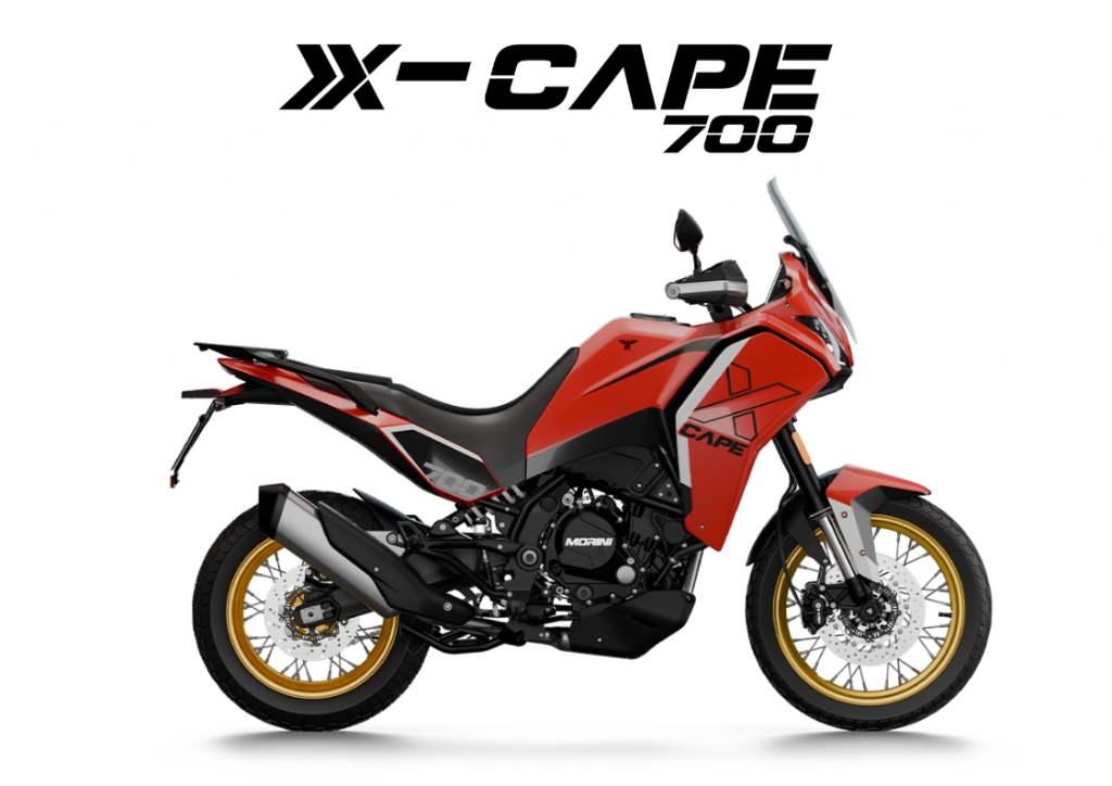 2026 MOTOMORINI X-CAPE 700 in Vortex Red — available at Boon Hua Motor Klang Valley