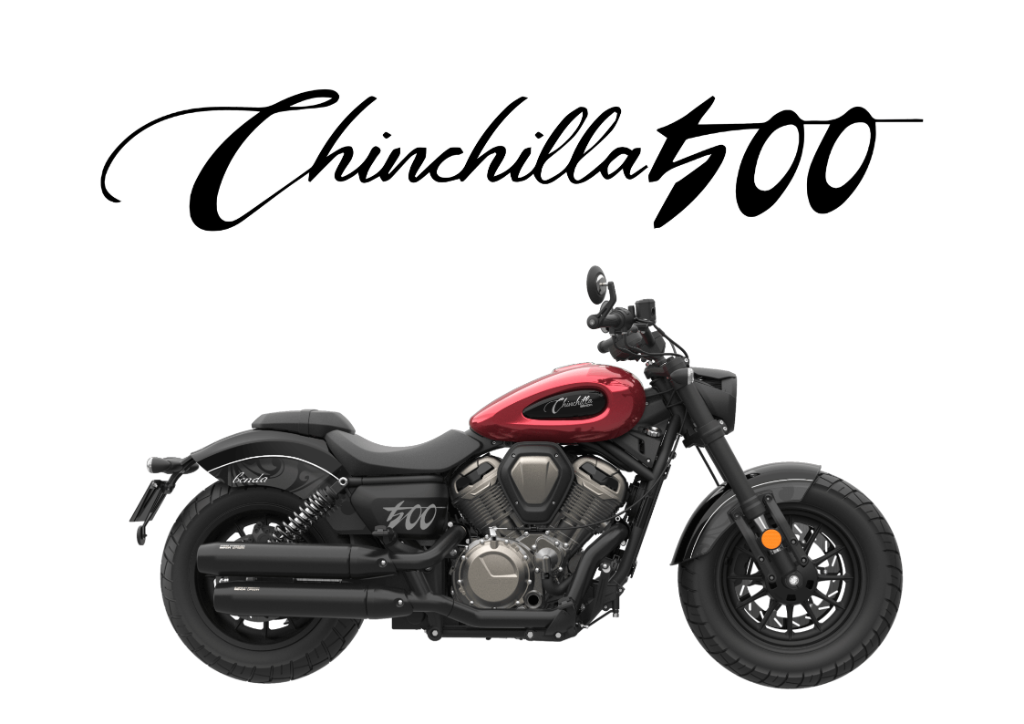 2026 BENDA CHINCHILLA 500 in Adventure Red — available at Boon Hua Motor Klang Valley