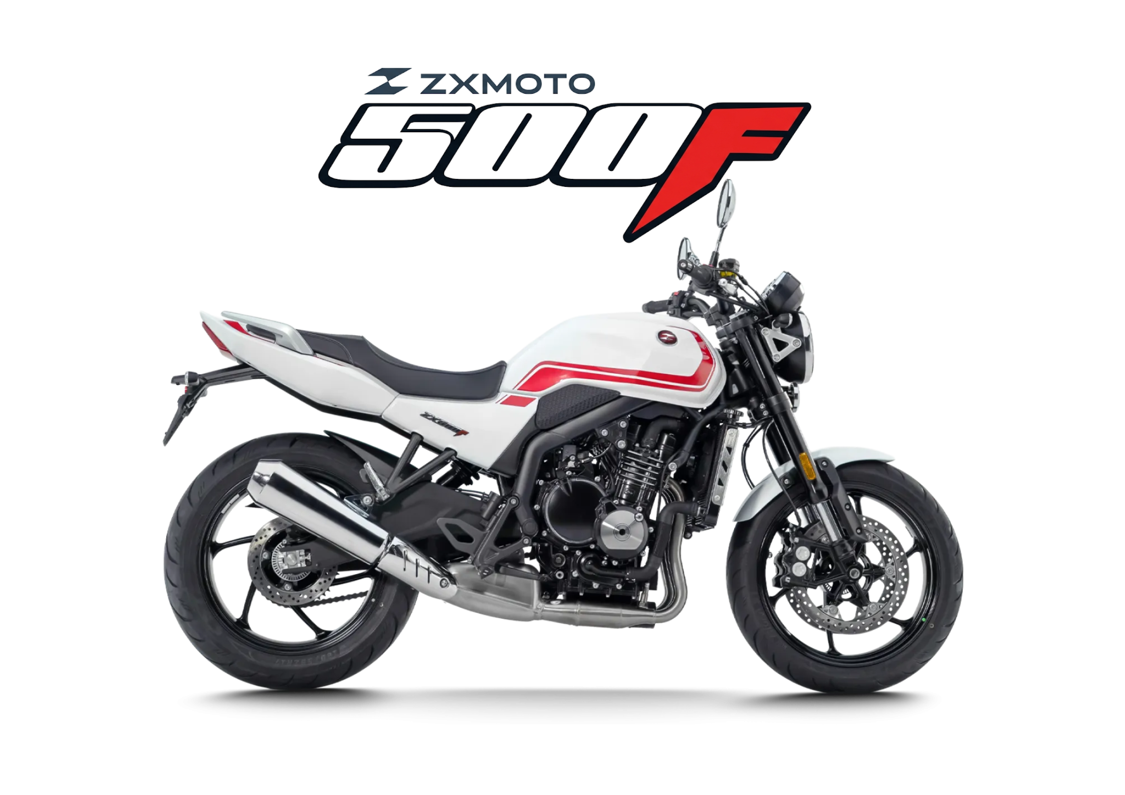 2026 ZXMOTO 500F in Arctic White — available at Boon Hua Motor Klang Valley