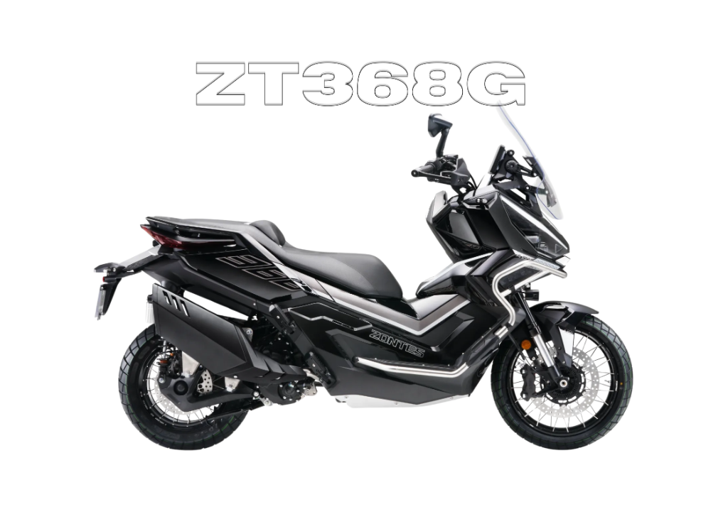 2026 ZONTES ZT368G High Seat in Black — available at Boon Hua Motor Klang Valley