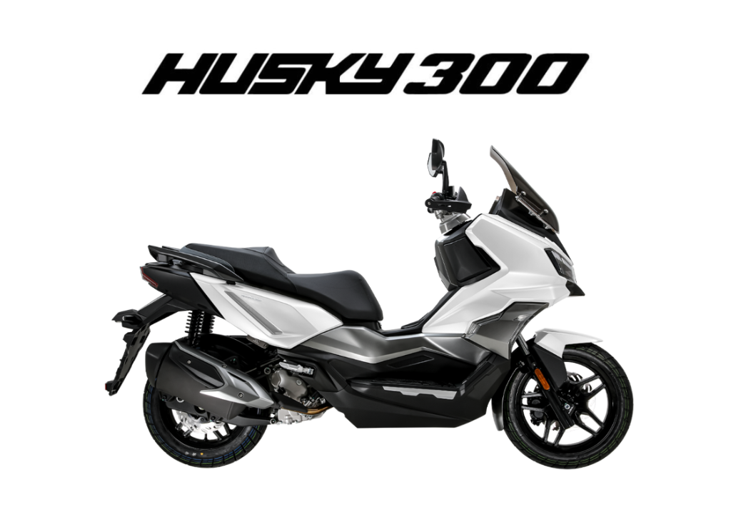 2026 SYM HUSKY 300 in White — available at Boon Hua Motor Klang Valley