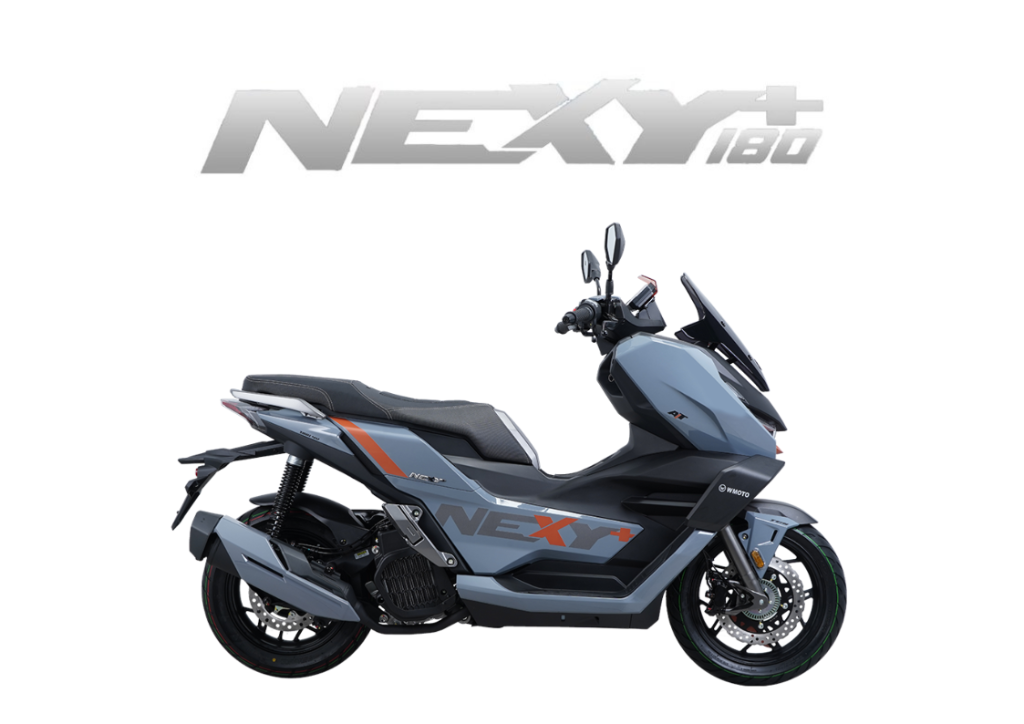 2026 WMOTO NEXY+ 180 in Nando Grey — available at Boon Hua Motor Klang Valley