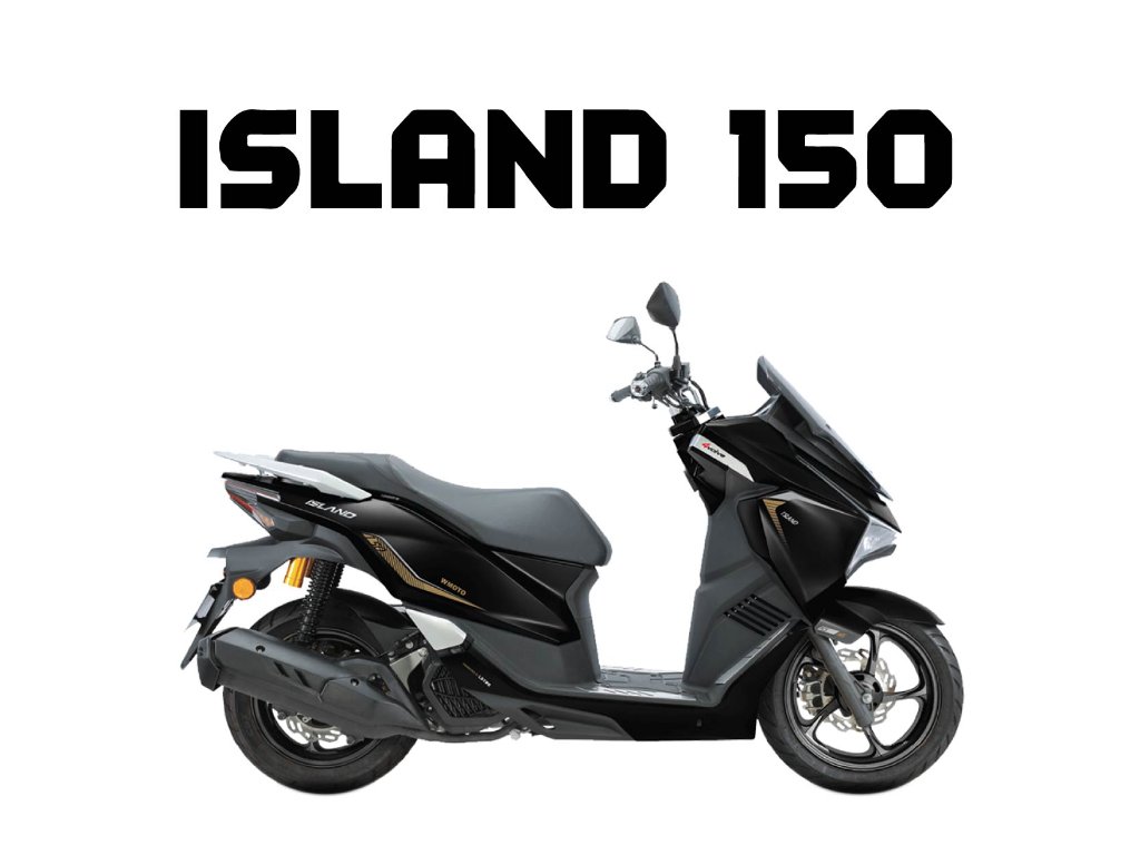 2026 WMOTO ISLAND 150 in Black — available at Boon Hua Motor Klang Valley