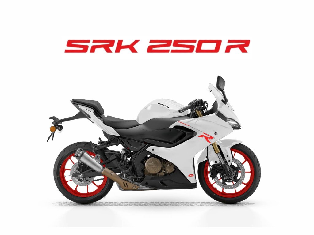 2026 QJ MOTOR SRK 250R in White — available at Boon Hua Motor Klang Valley