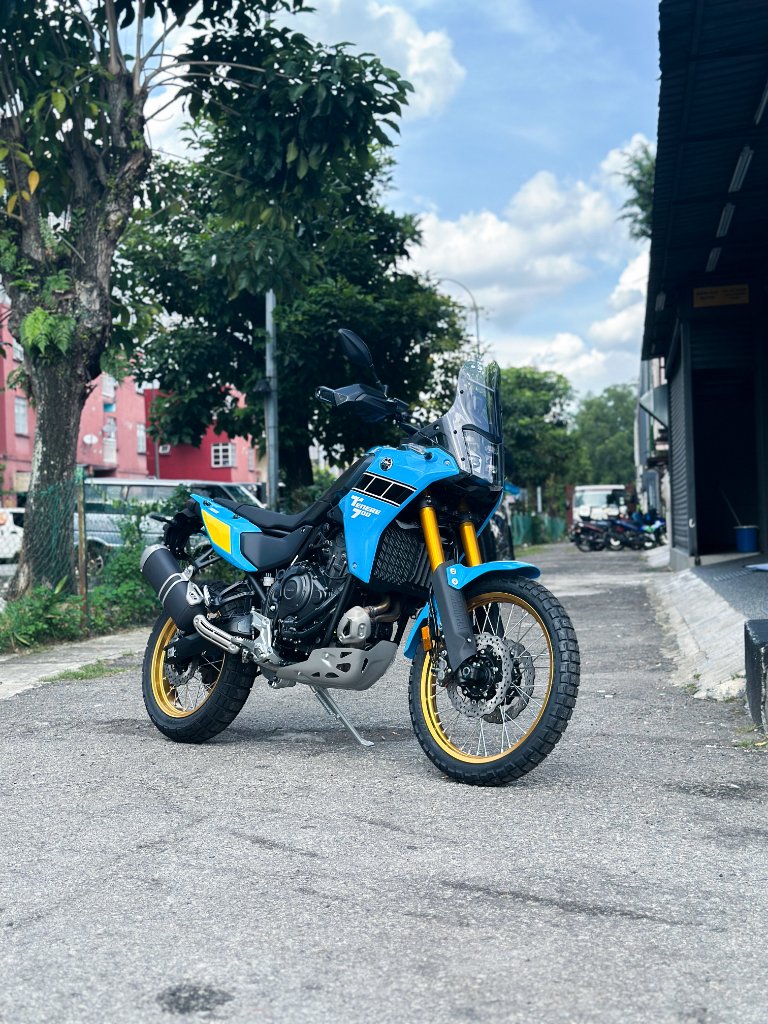 Yamaha Ténéré 700 side profile adventure bike Selangor
