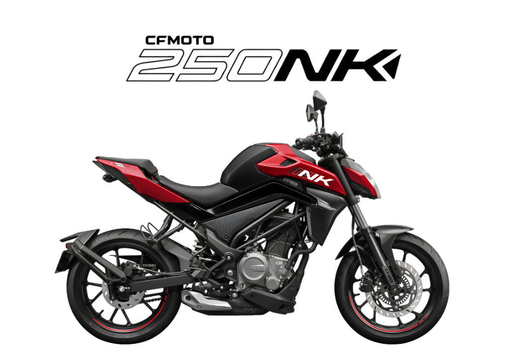 2026 CFMoto 250NK LITE in Bordeaux Red — available at Boon Hua Motor Klang Valley