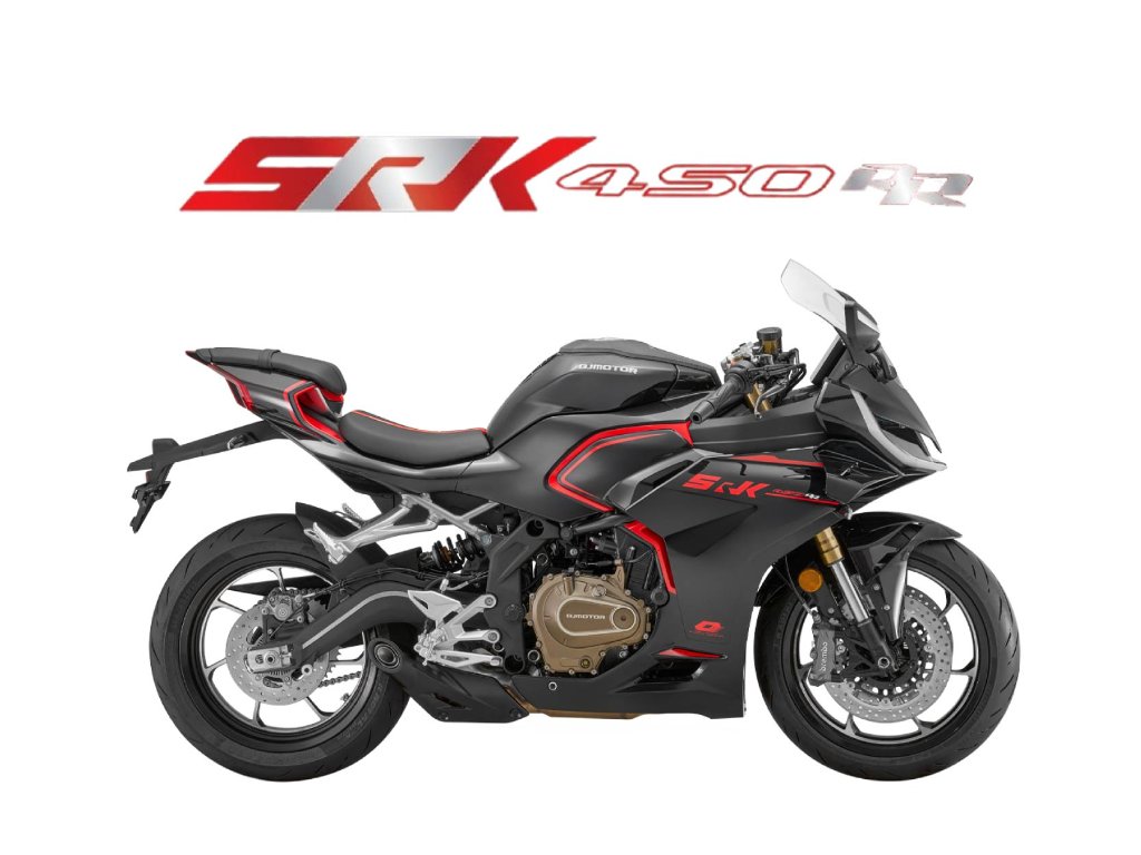 2026 QJ MOTOR SRK 450 RR STD in Black — available at Boon Hua Motor Klang Valley