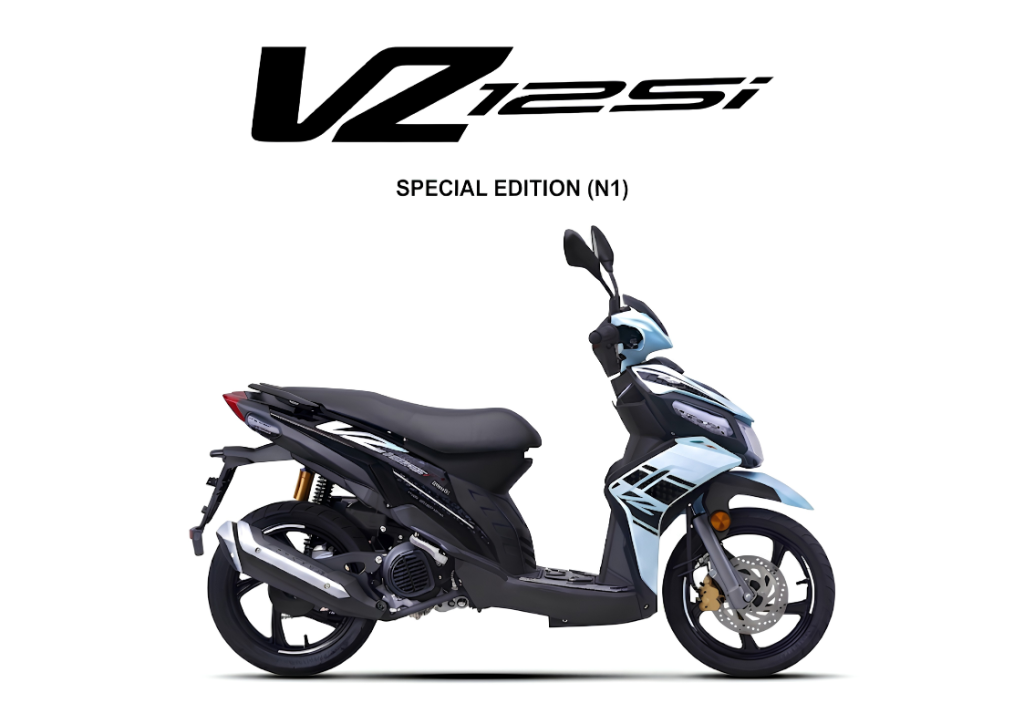 2026 BENELLI VZ125 SE Special Edition in Light Blue — available at Boon Hua Motor Klang Valley