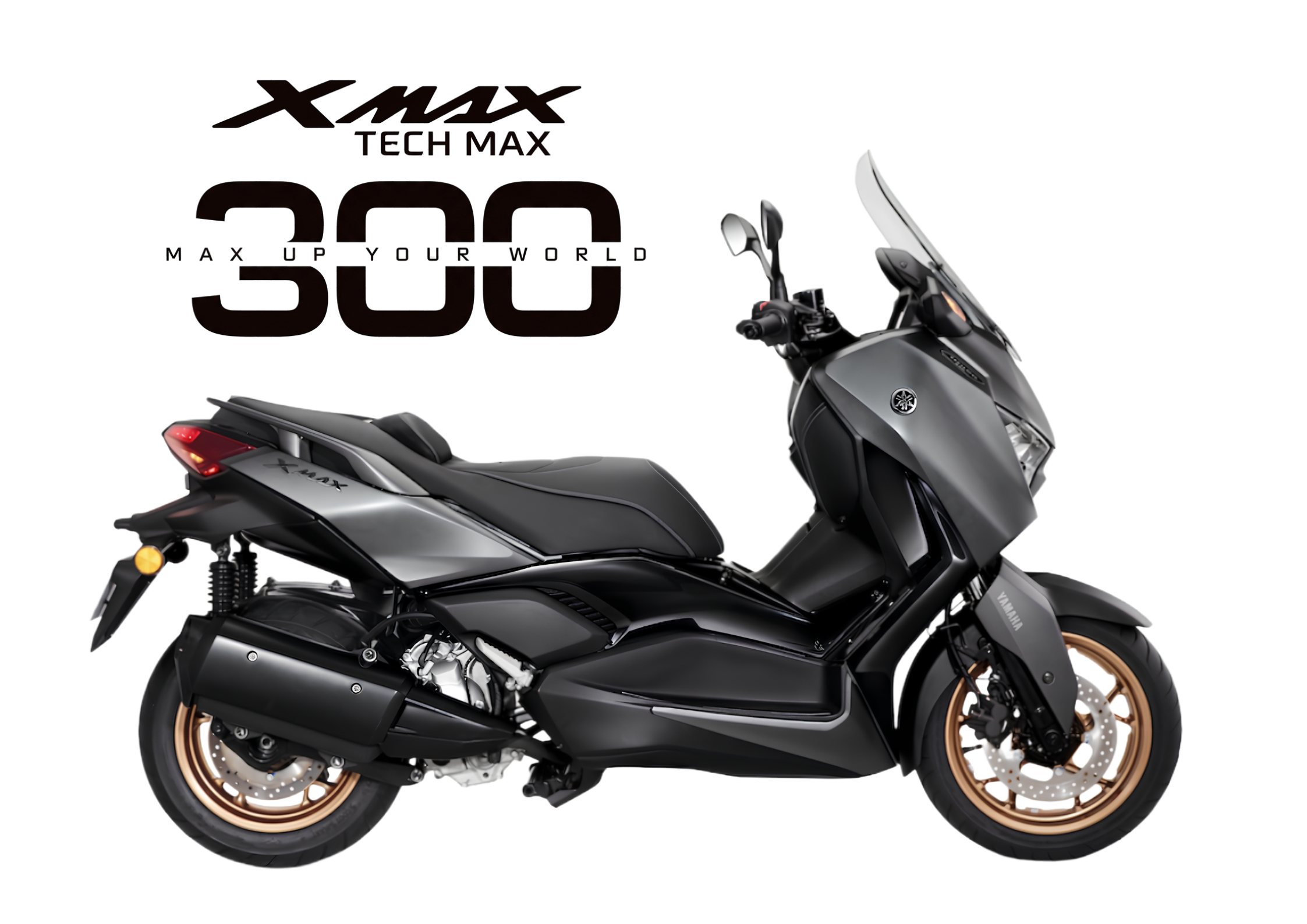 2026 Yamaha XMAX 300 Tech Max in Tech Max (Matte Charcoal) — available at Boon Hua Motor Klang Valley