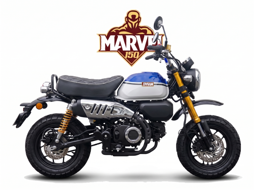 2026 AVETA MARVEL 150 STD in Sonic Blue — available at Boon Hua Motor Klang Valley