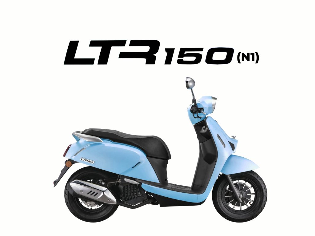 2026 QJ MOTOR LTR 150 (N1) in Sky Blue — available at Boon Hua Motor Klang Valley