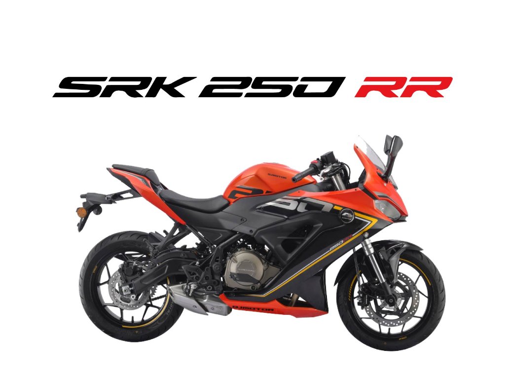 2026 QJ MOTOR SRK 250RR 2 Cylinder in Orange — available at Boon Hua Motor Klang Valley