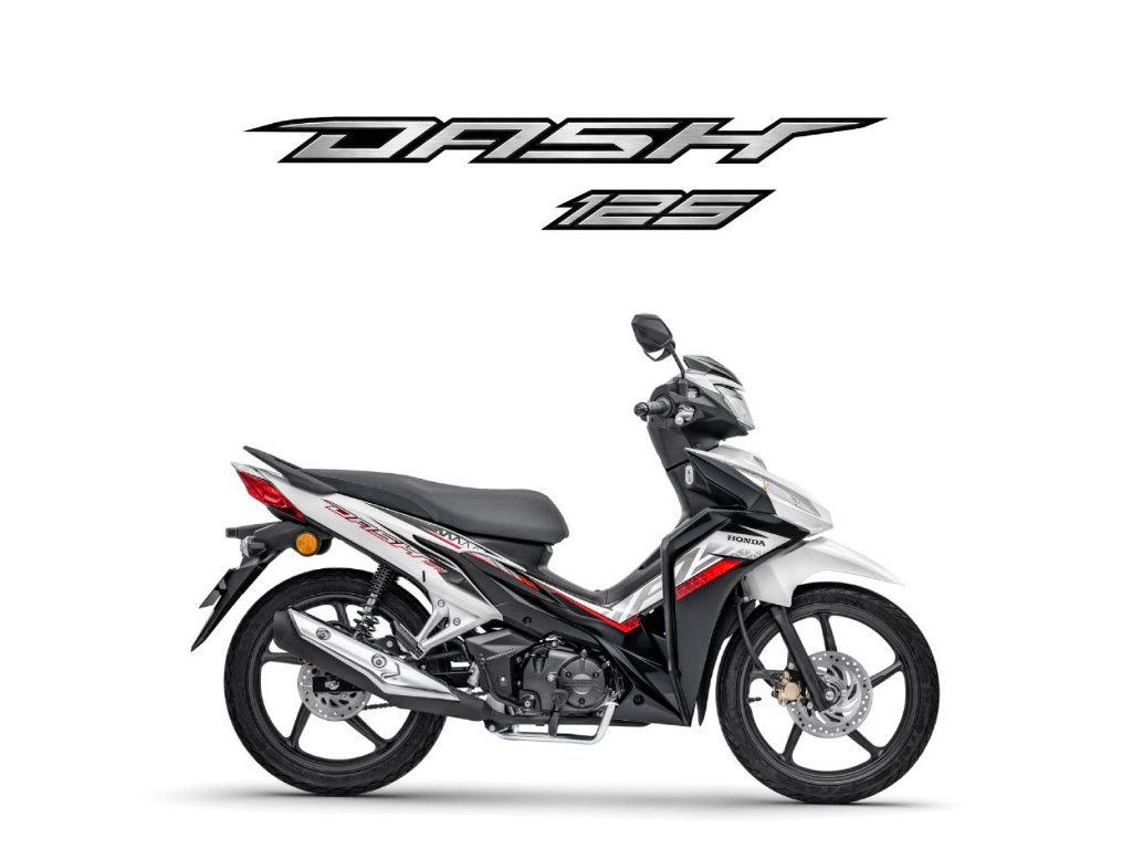 2026 HONDA Dash 125 STD in White — available at Boon Hua Motor Klang Valley