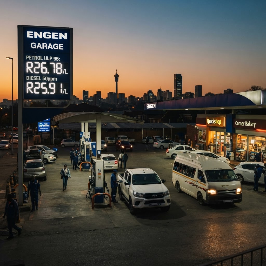 September 2026 Fuel Hike: Diesel Up R3/Litre, Petrol Up R1