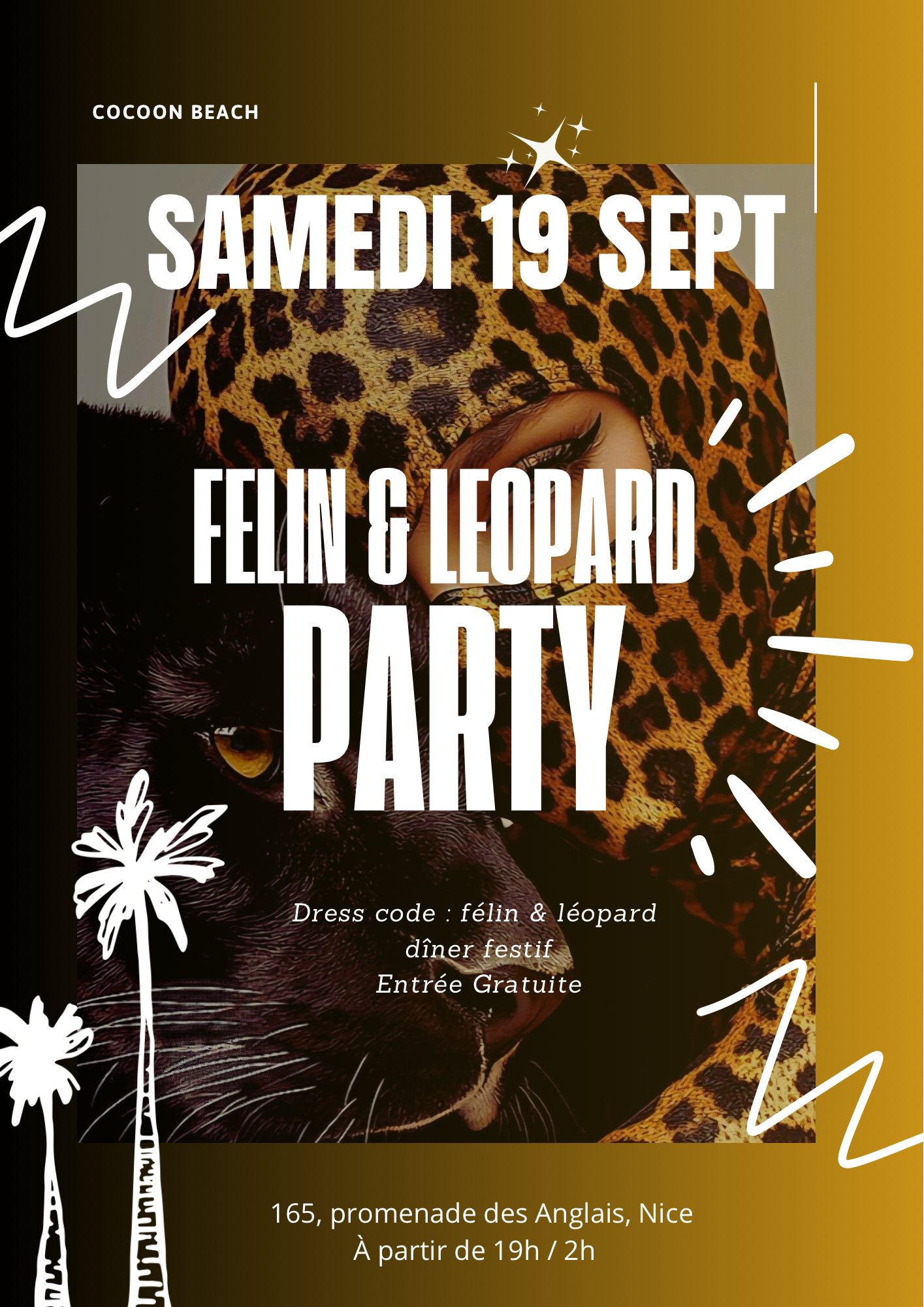 Felin & Leopard Party — Samedi 19 Septembre 2026