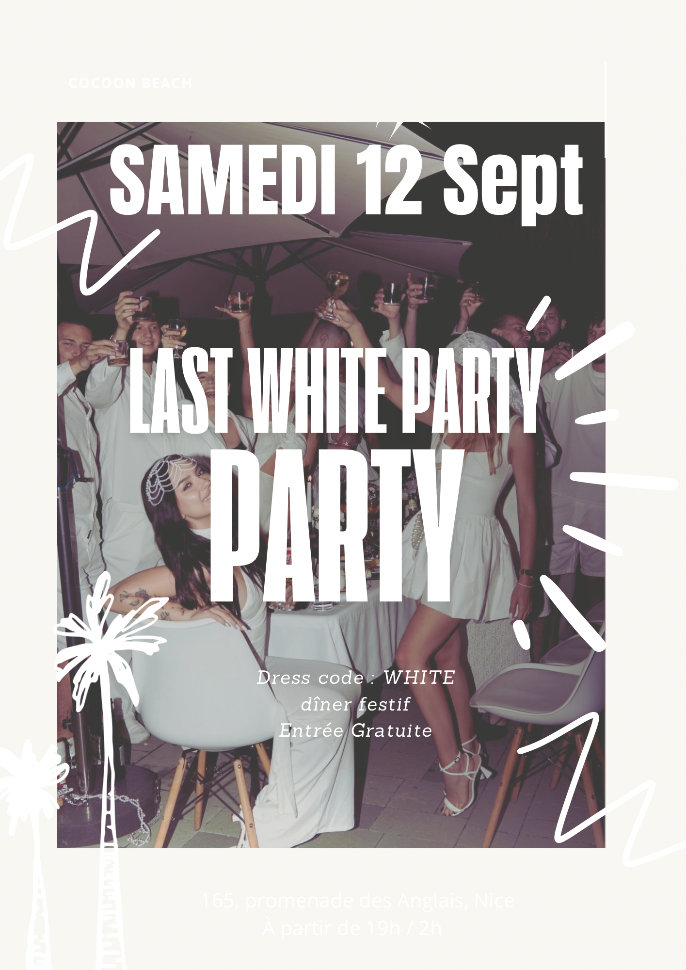 Last White Party — Samedi 12 Septembre 2026