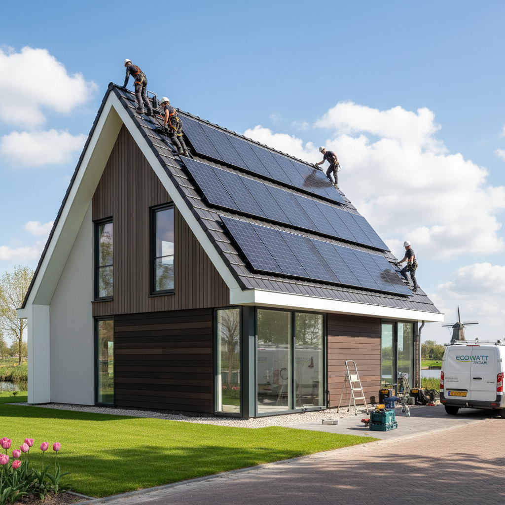 Zonnepanelen installatie