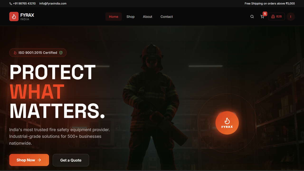  E-commerce Platform: B2C Retail & B2B Solutions template preview