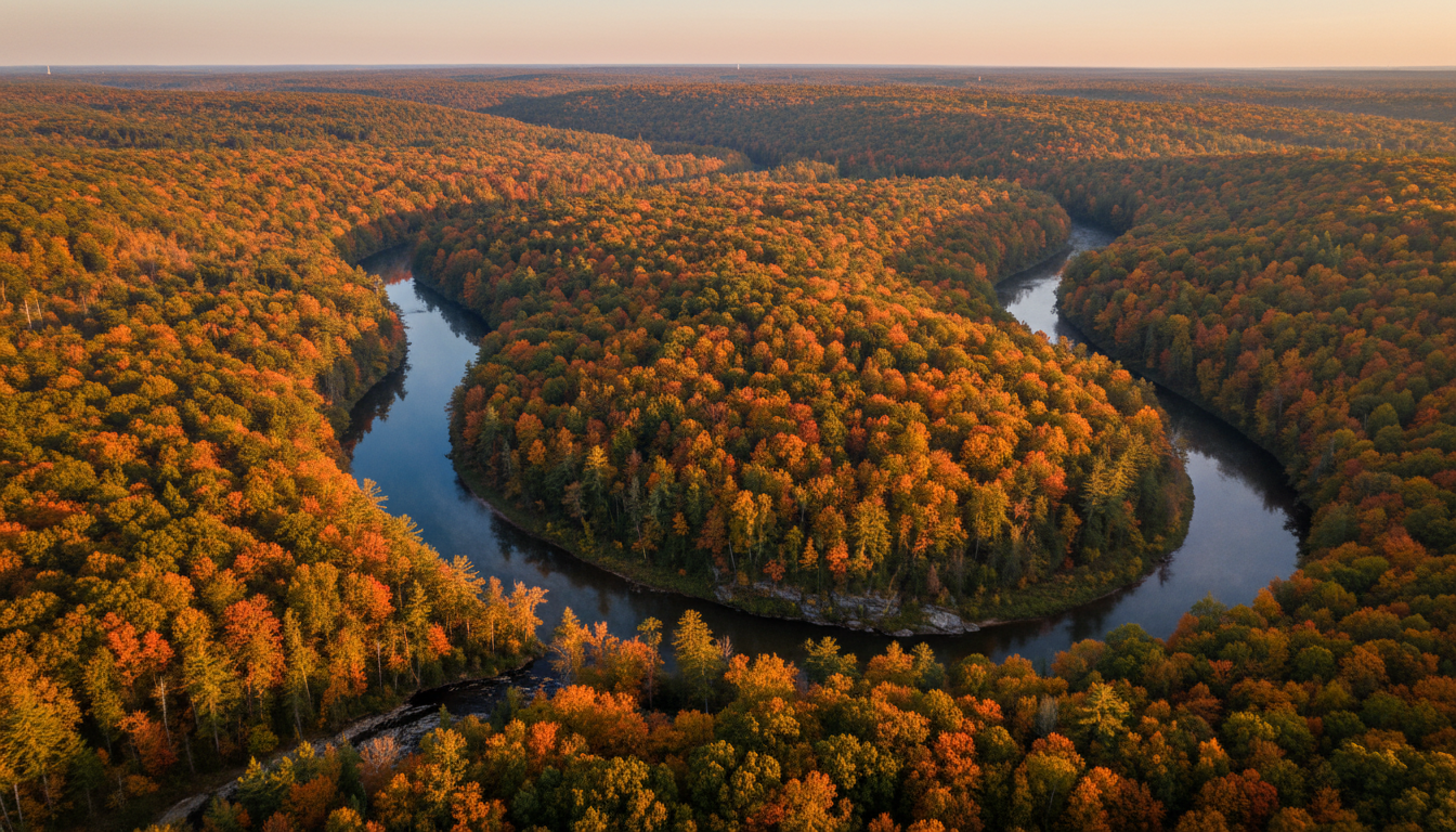 PA Wilds aerial