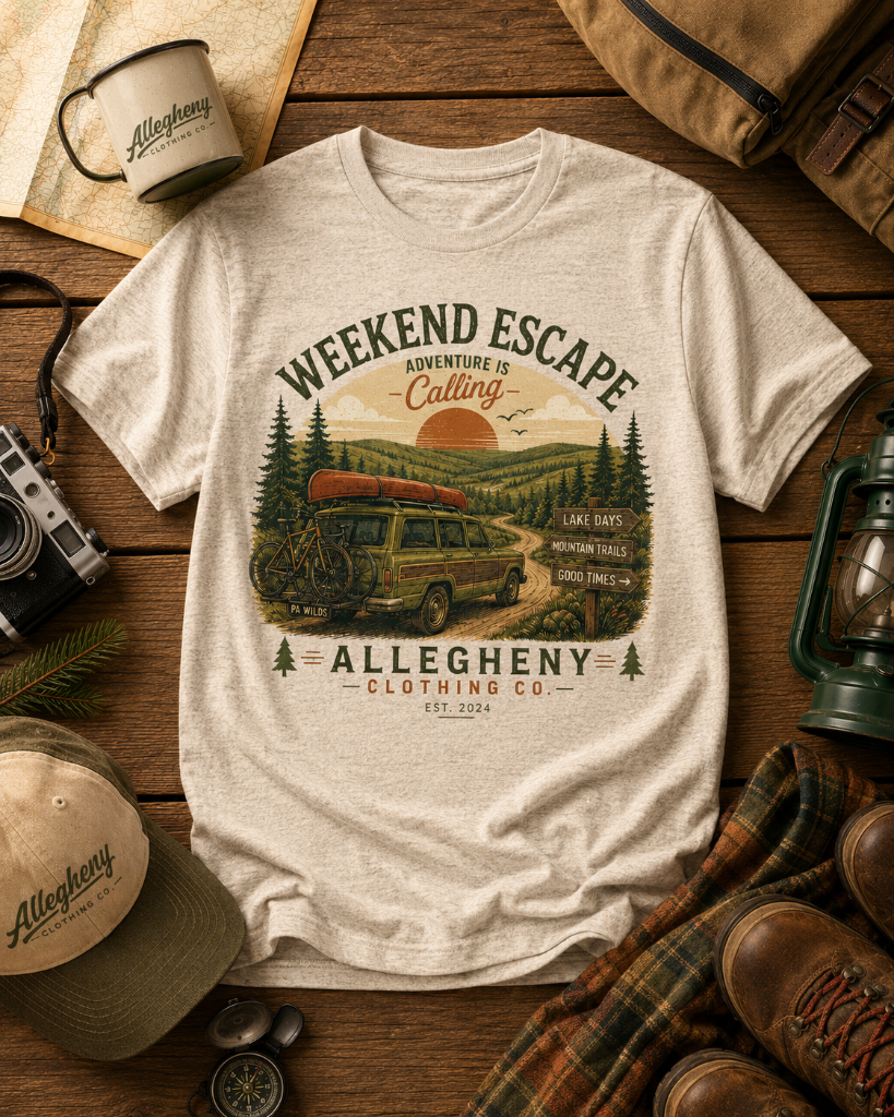 Weekend Escape Tee — Oatmeal Heather