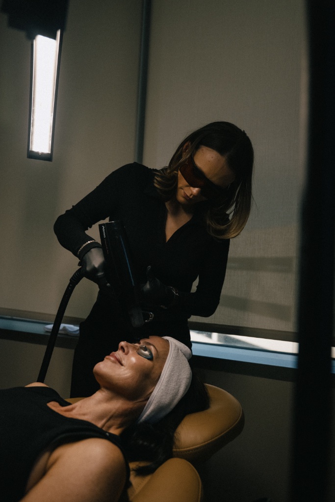 laser treatment application dallas leica film aesthetic