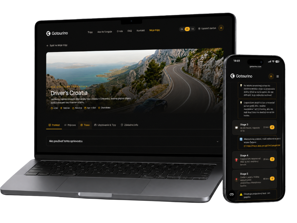 Gotourino web app